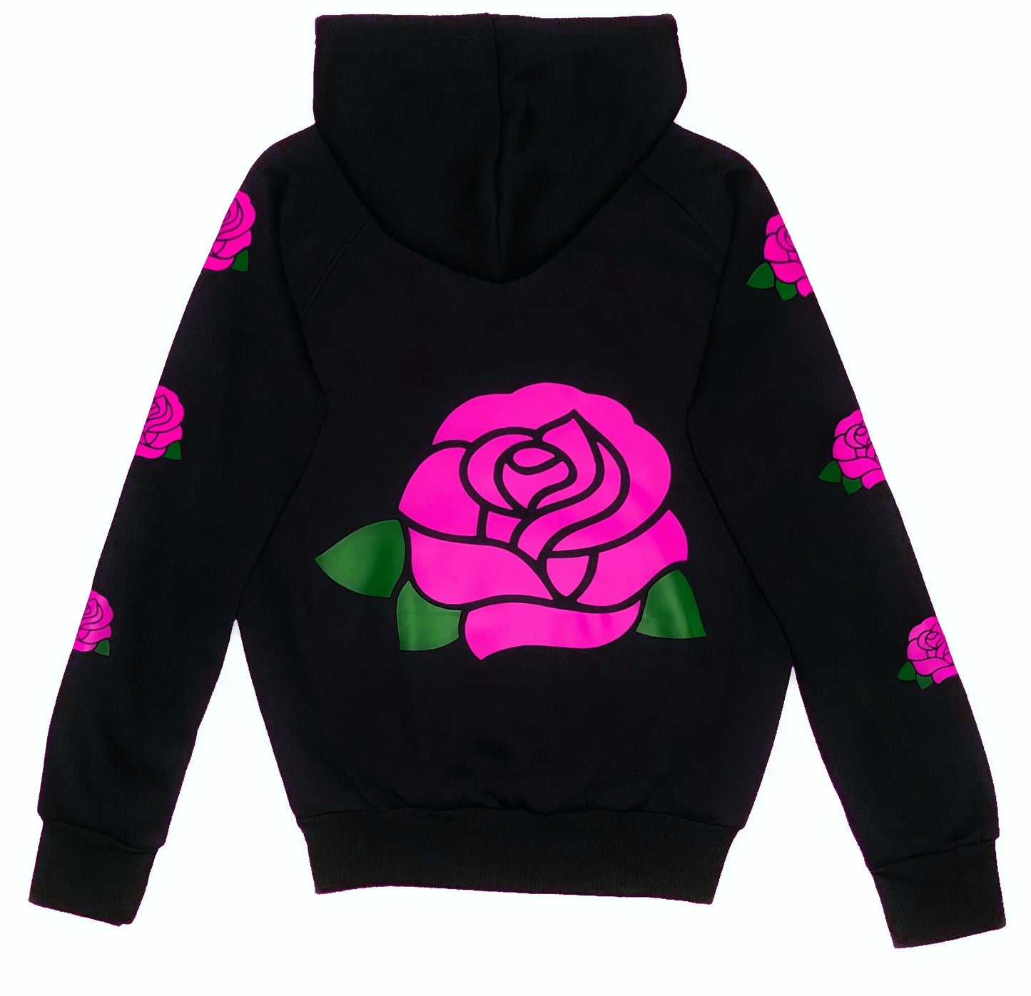 Pink Rose Hoodie