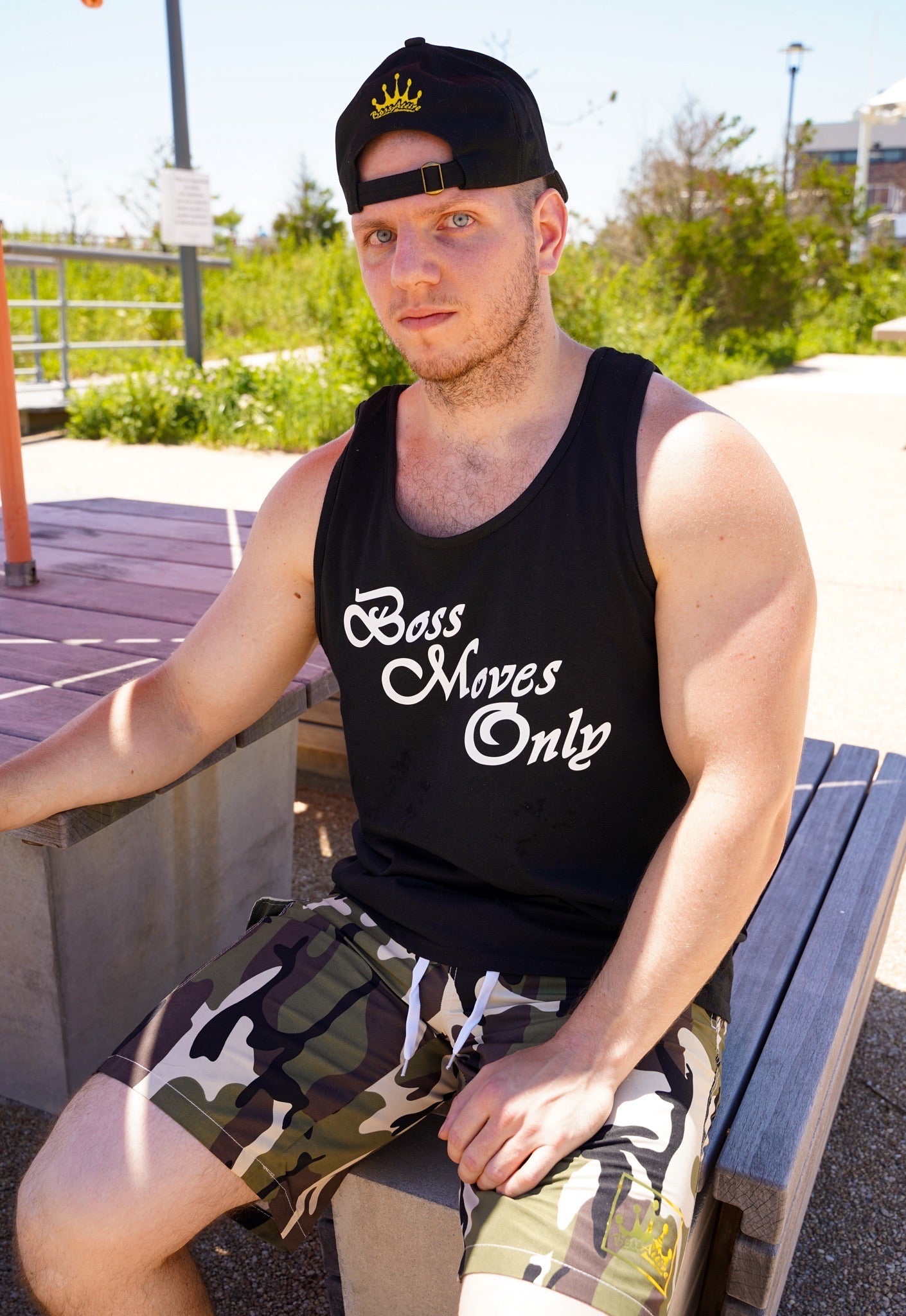 Men’s Camo Swim Trunks