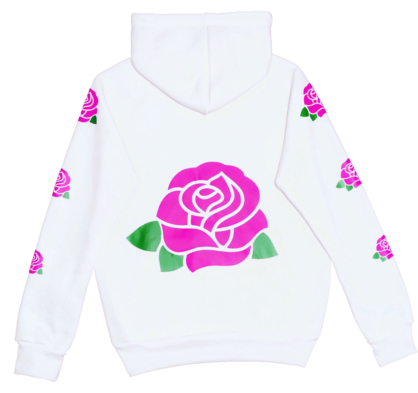 Pink Rose Hoodie